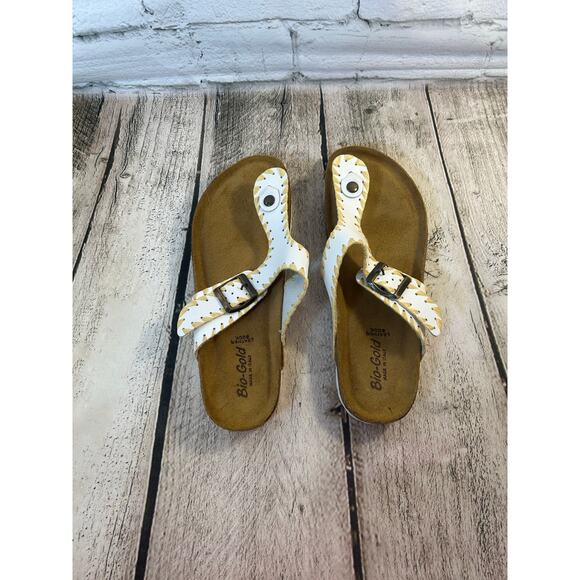 BIO-GOLD Women’s Made in Italy Sandals / Size: 9 - Picture 4 of 10